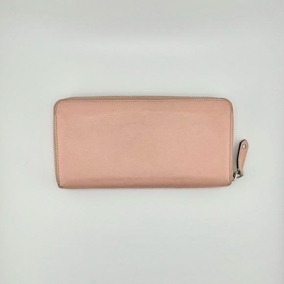 Coach Madison Pleated Zip Around Wallet Pink with Silver Hardware - Picture 11 of 11